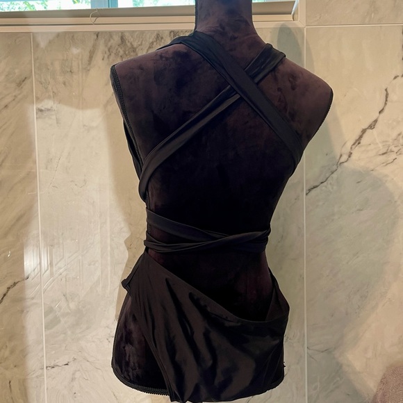 Women’s one piece black bathing suit 3XL - Picture 2 of 4